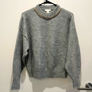 H&M Chain Embellished Sweater Sz. XS
